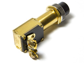 2-5//8/" L 1 New Momentary Push-button Switch sierra Mp39300 Chrome plated brass