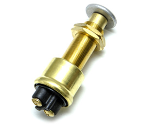 2-5//8/" L 1 New Momentary Push-button Switch sierra Mp39300 Chrome plated brass